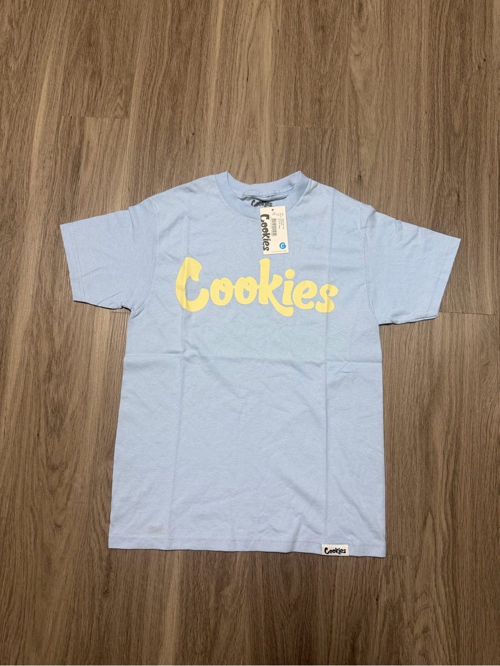 Cookies SF Original Mint Tee Sky Blue Cream Medium NWT CM232TSP01